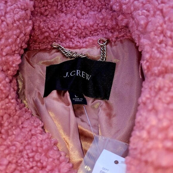 Double-breasted teddy sherpa topcoat - Picture 8 of 12